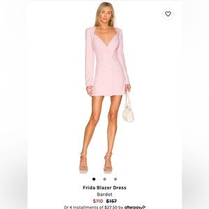 NWT Bardot Frida Blazer Dress